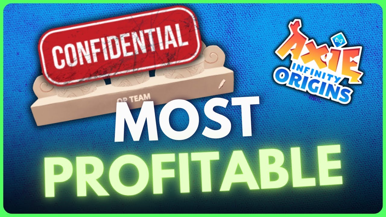 🪙THIS IS THE BEST TEAM TO USE AND PROFIT | AXIE INFINITY ORIGINS