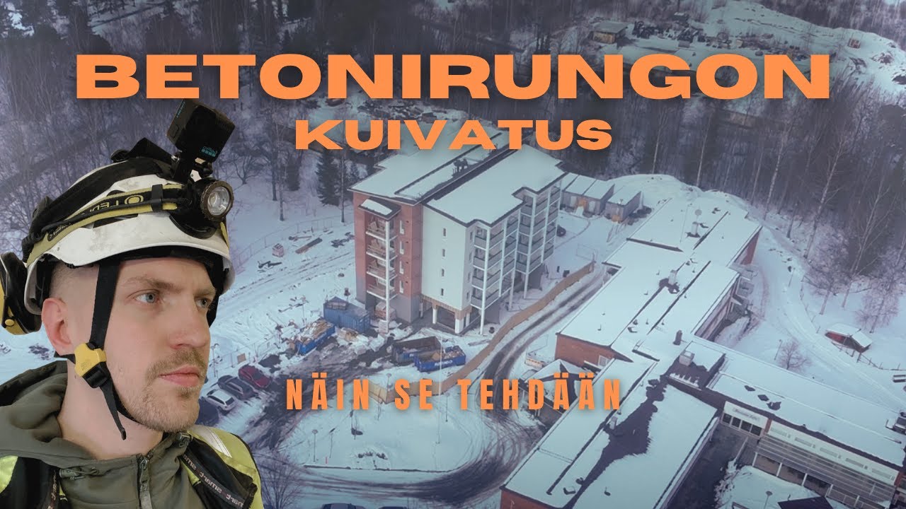 Kerrostalon rungon kuivatus. Miten se tehdään?