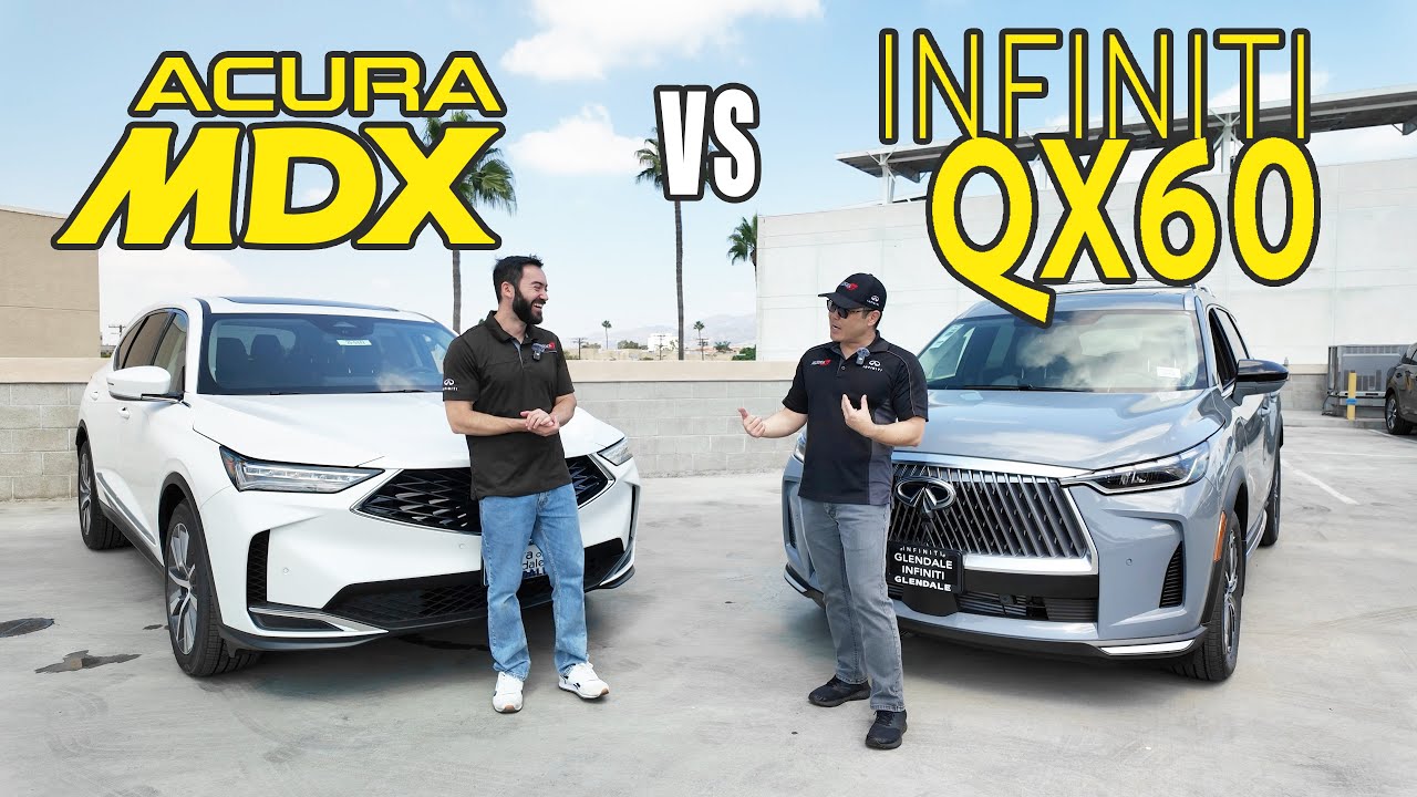 Acura MDX vs Infiniti QX60 | Luxury SUV Showdown (Part 1: Walkthrough)