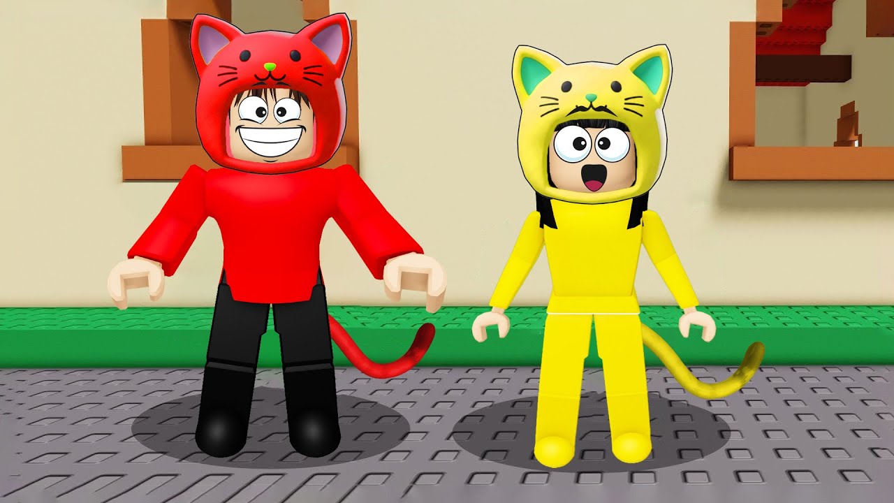 Yuta Mio Dan Baby Celine Hidup 24 Jam Menjadi Kucing Lucu | ROBLOX