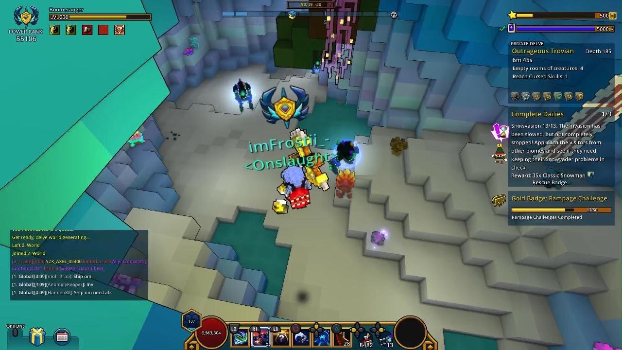 55.1K Boomeranger + 54.5K Chloromancer VS Depth 185