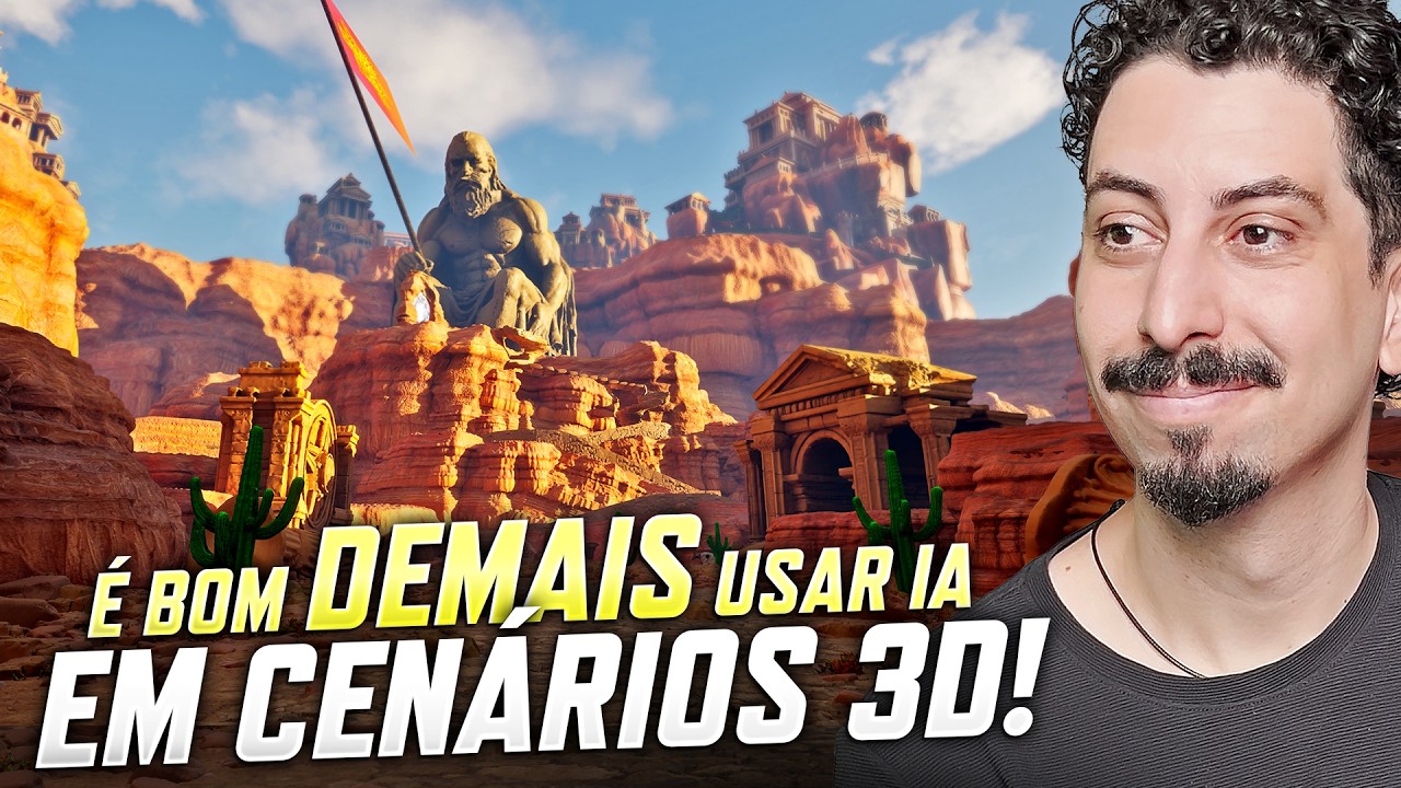 Como usar INTELIG&Ecirc;NCIA ARTIFICIAL para criar cen&aacute;rios 3D - Meshy 6