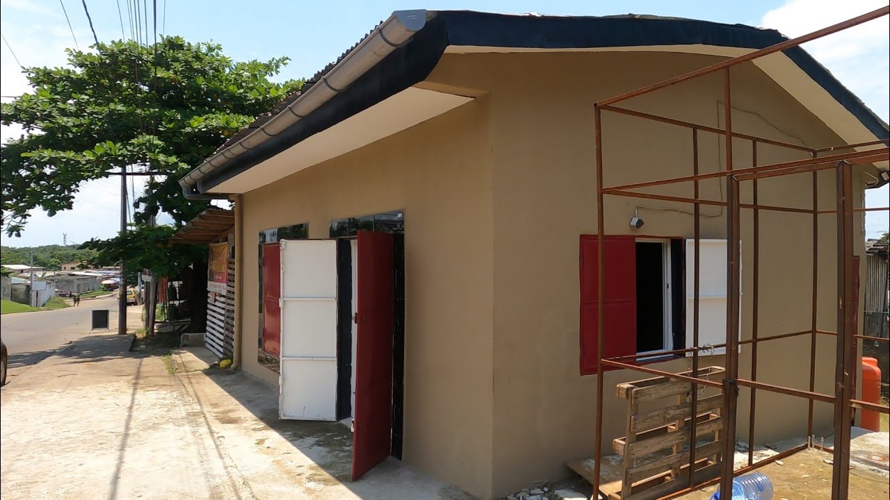 What A Building Project From Start To Finish - The Restaurant - Gabon