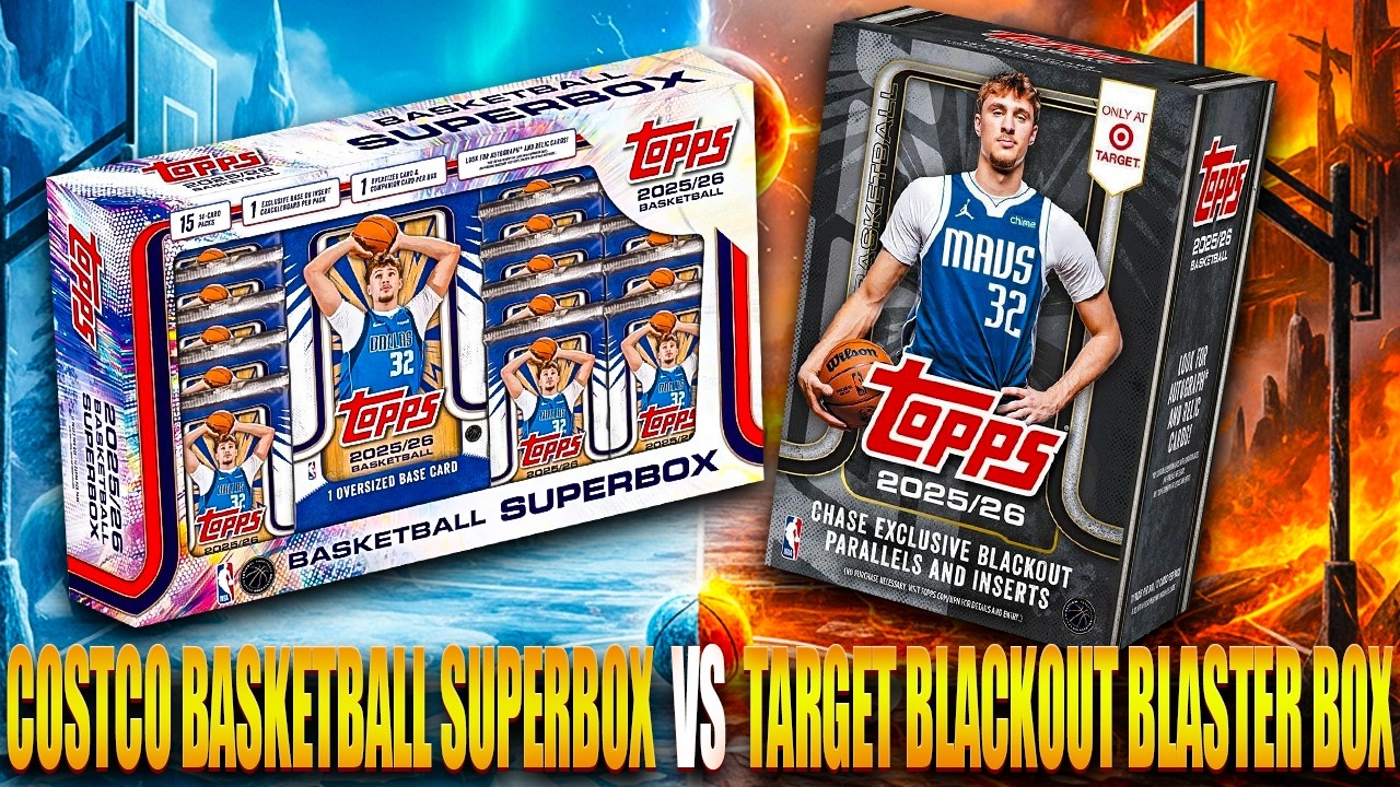 Баскетбольный супербокс Costco против бокса Target Blackout Blaster Box