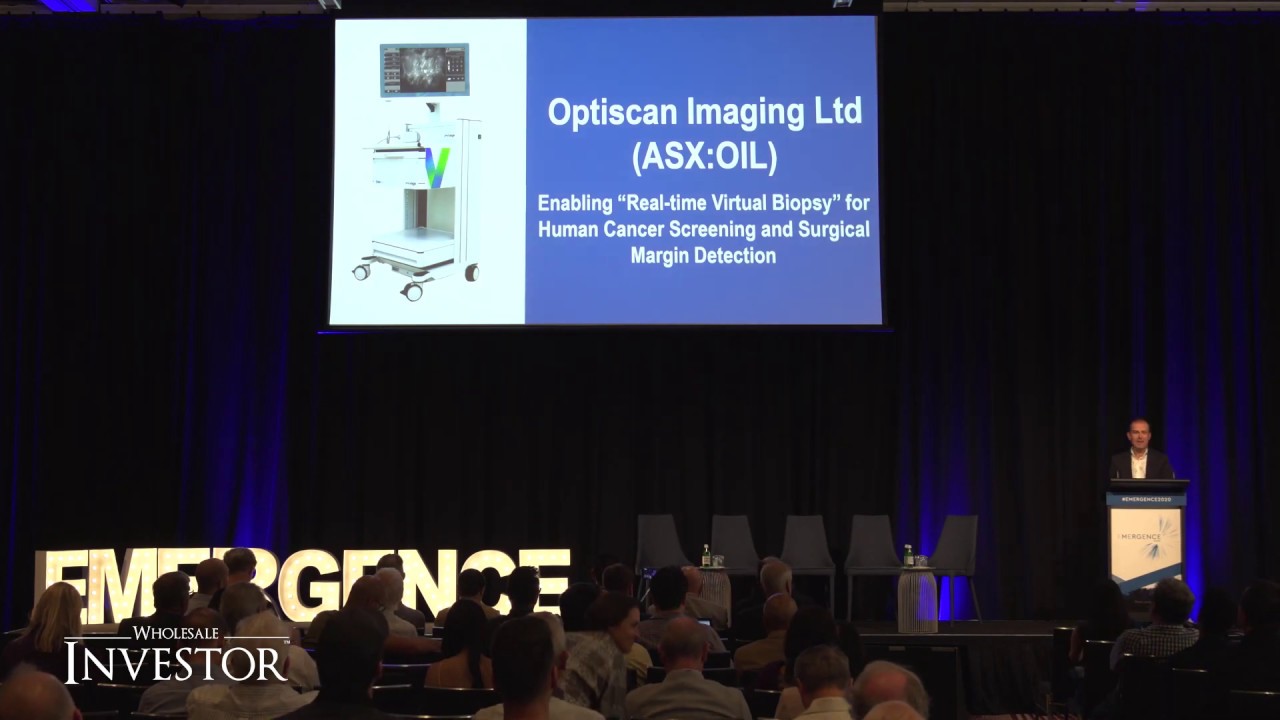Optiscan Investor presentation presented by Darren Lurie at the Emergence Conference in Sydney 2020