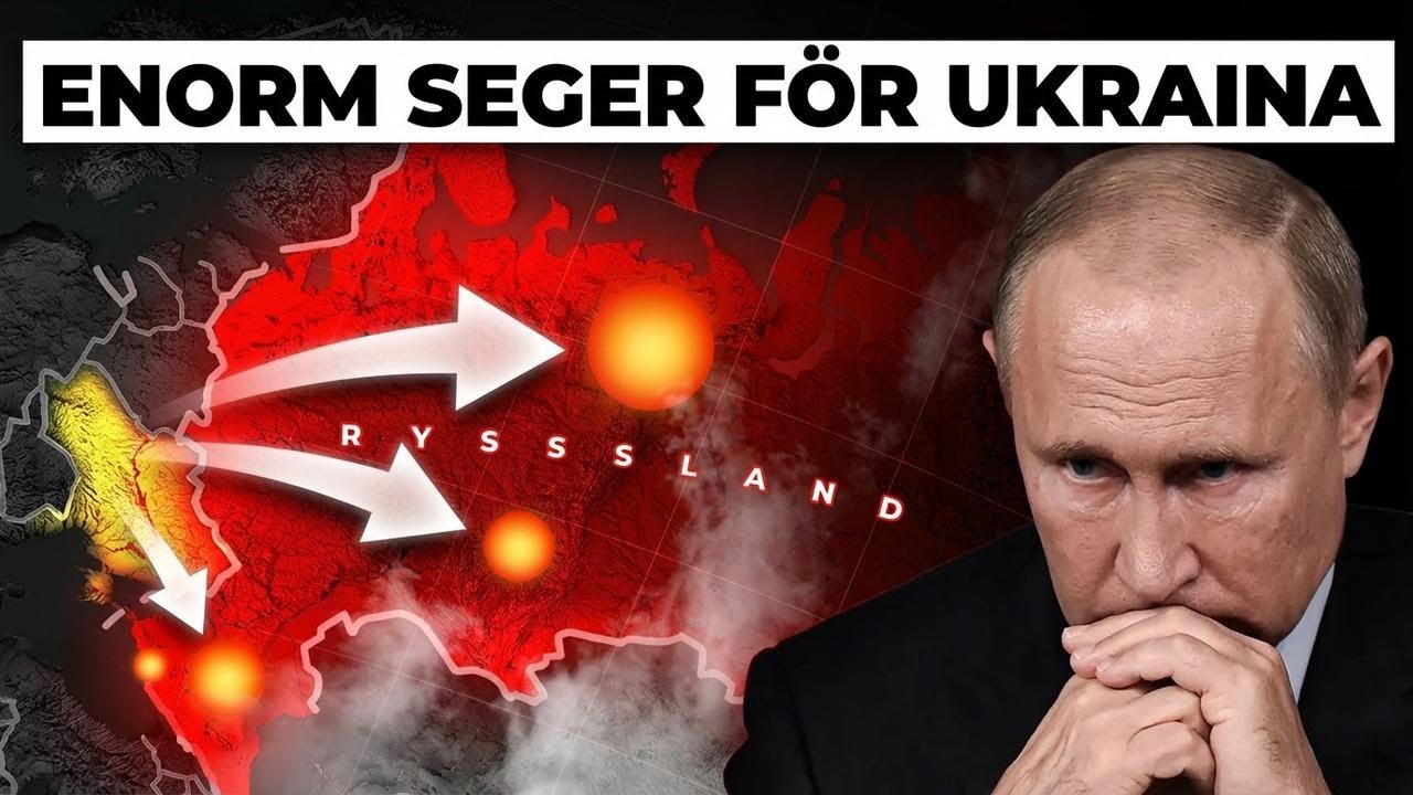 Ukraina slår till mot Putins krigsmaskin – Ryssland ser maktlöst på när allt brinner