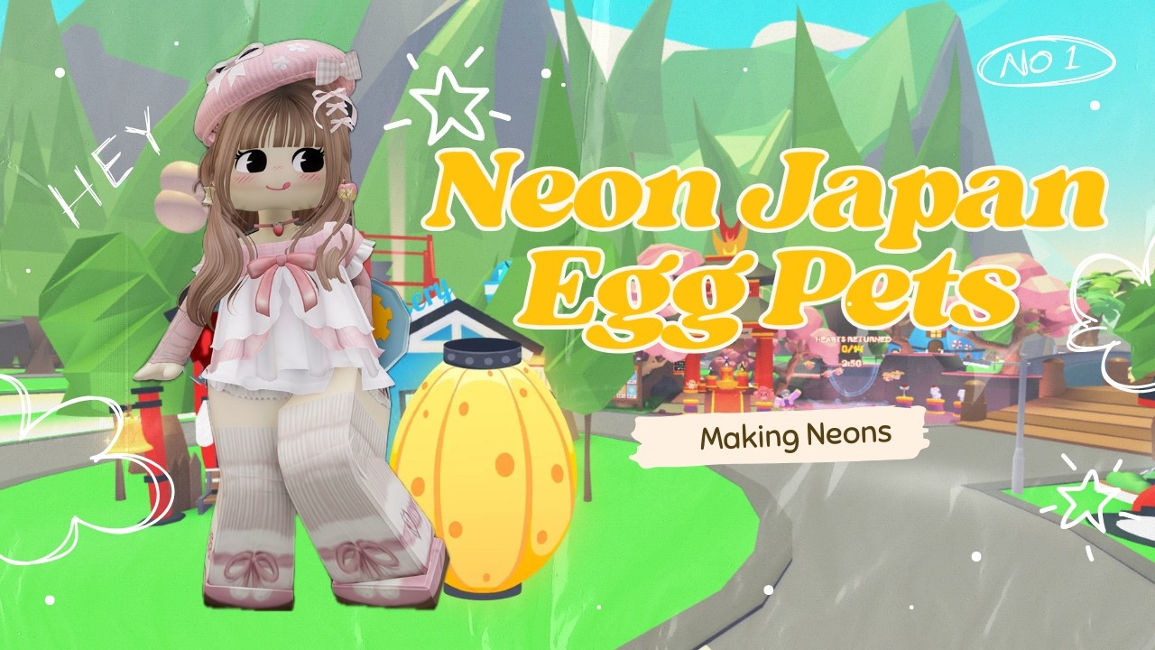 Making ALL pets in the Japan Egg Neon!