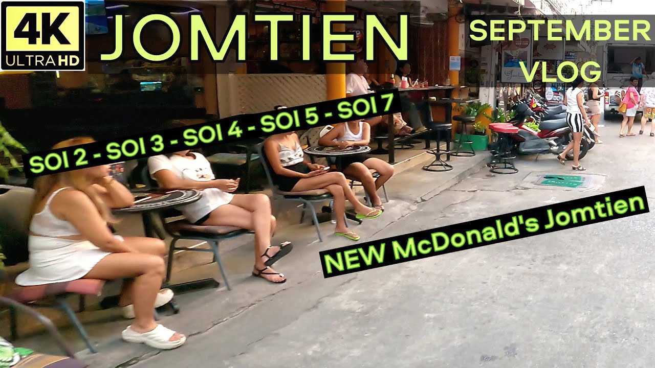 Jomtien September Vlog Soi 2 Soi 3 Soi 4 Soi 5 Soi 7   New Burger Restaurant  2025 Pattaya Thailand