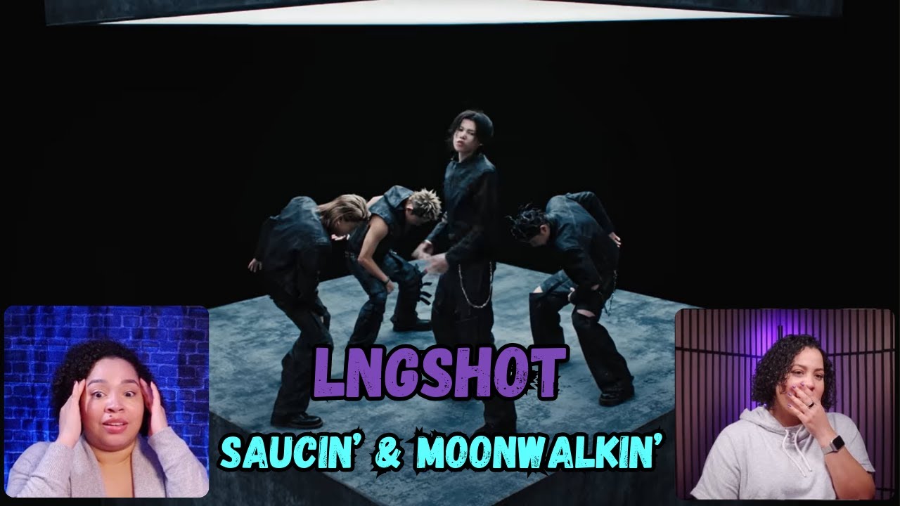 LNGSHOT - [Saucin’] MV and [Moonwalkin’] MV & Performance Video Reactions