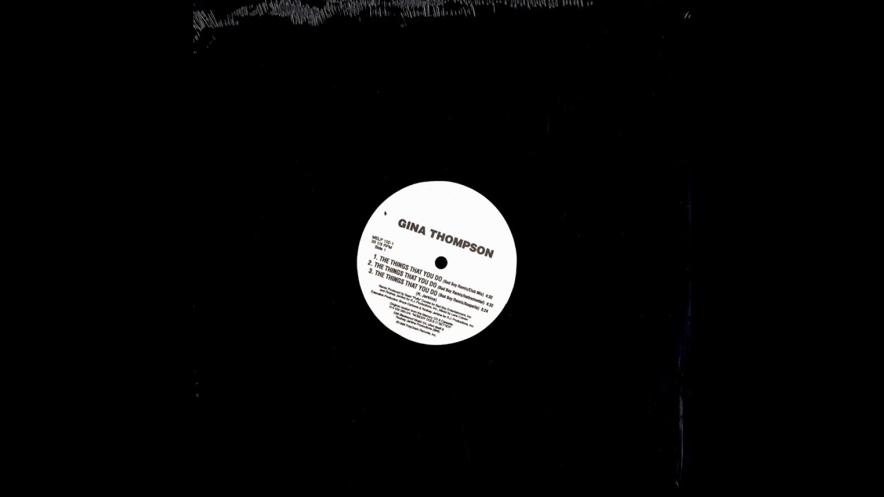 Gina Thompson - The Things That You Do (Bad Boy Remix Instrumental)