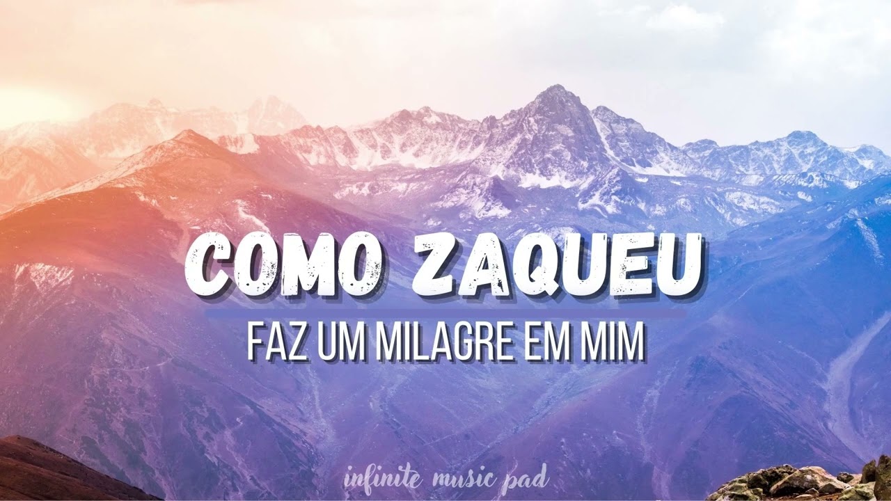 Fundo Musical para oração/ FAZ UM MILAGRE EM MIM - Como Zaqueu / #pregação / Piano + Pad / Worship