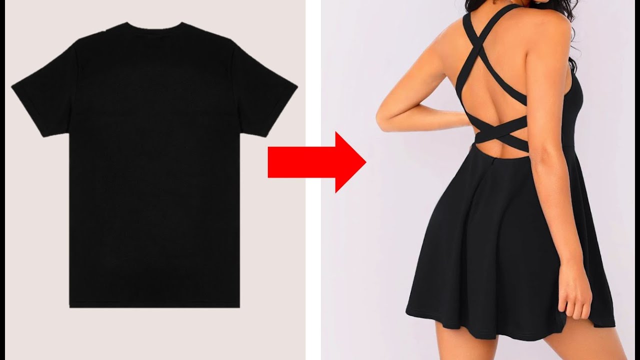4 IDEAS DE TRANSFORMAR ROPA VIEJA SIN MÁQUINA - DIY CLOTHES IDEAS TURN YOUR OLD CLOTHES INTO NEW