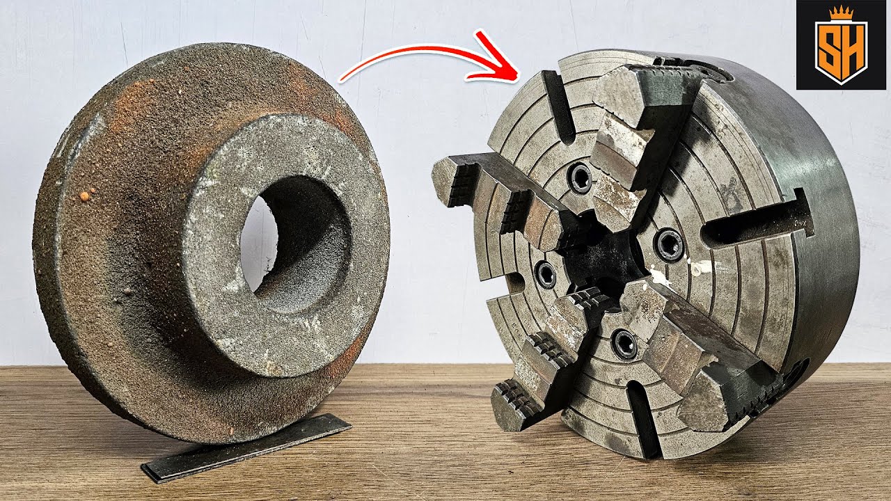 How I Made a Lathe 4-Jaw Chuck Back Plate in My Workshop