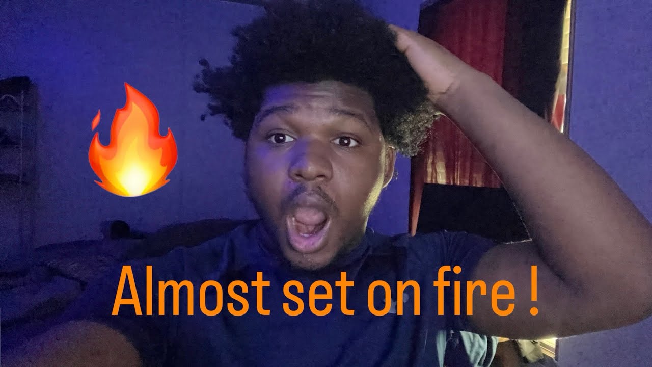 I almost got burnt😳!
