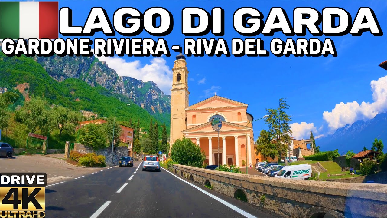 LAGO DI GARDA ITALY 🇮🇹| SCENIC DRIVE FROM GARDONE RIVIERA - RIVA DEL GARDA MAY 2023 UPDATE. 4K60FPS