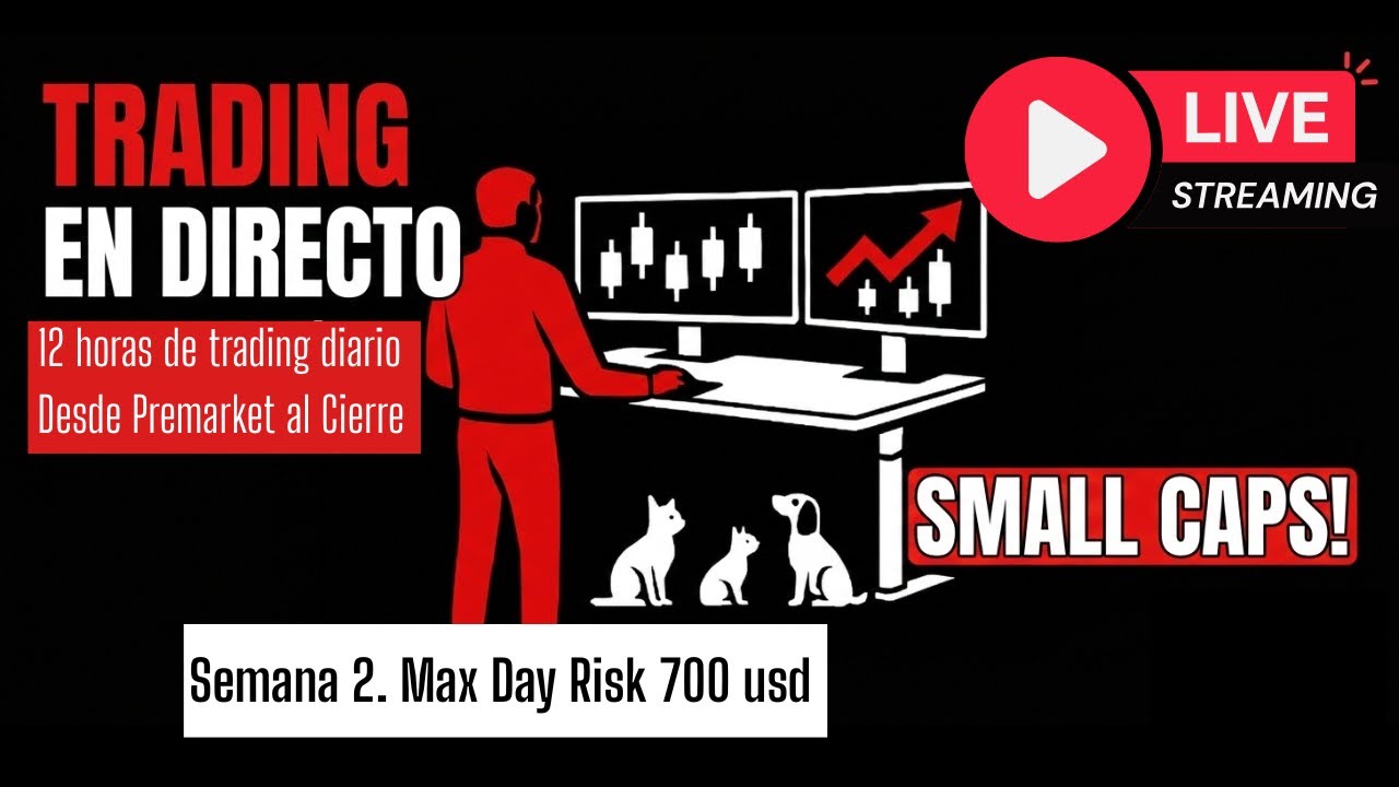 LIVE: Trading de Small Caps | Diario de una Cuenta Pequeña