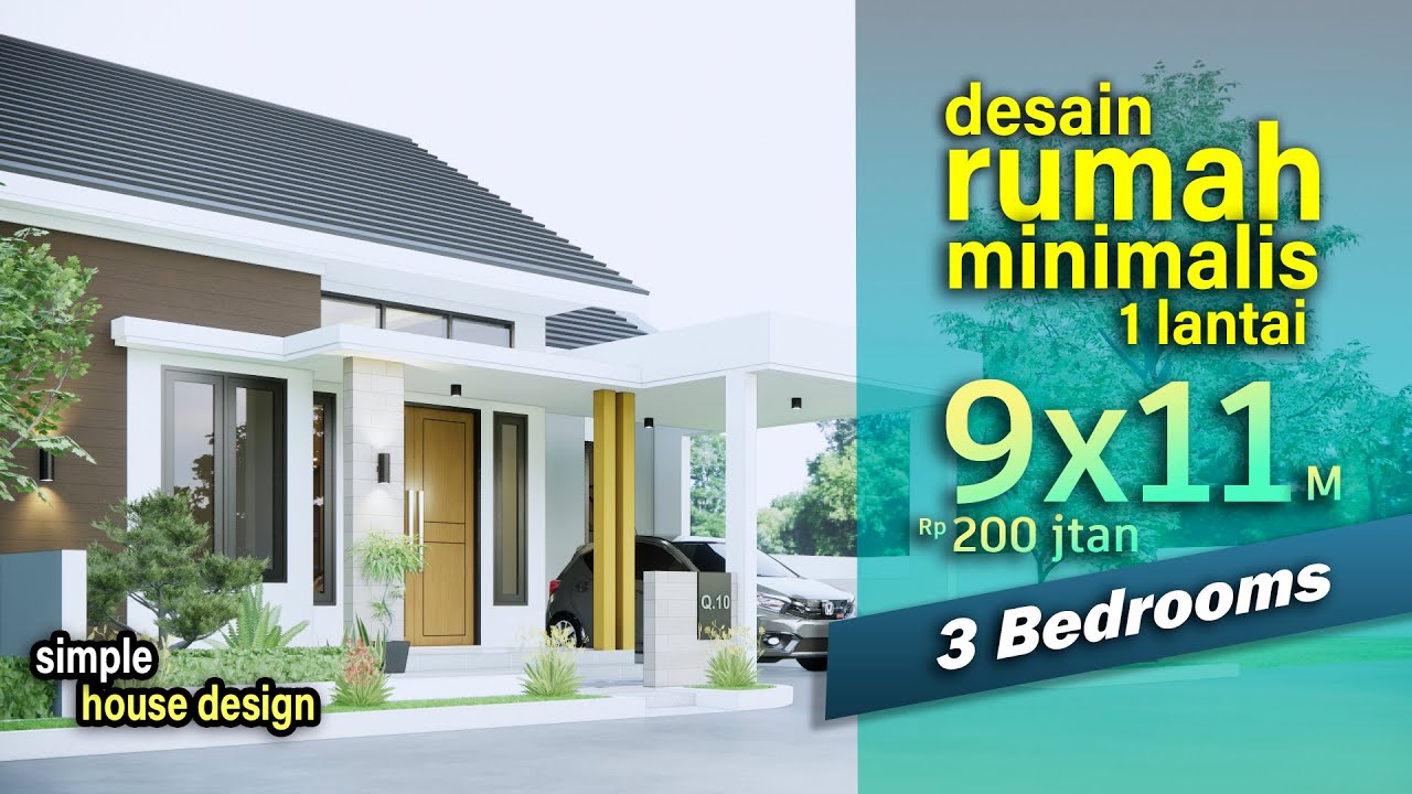 Rumah Minimalis 9x11 m