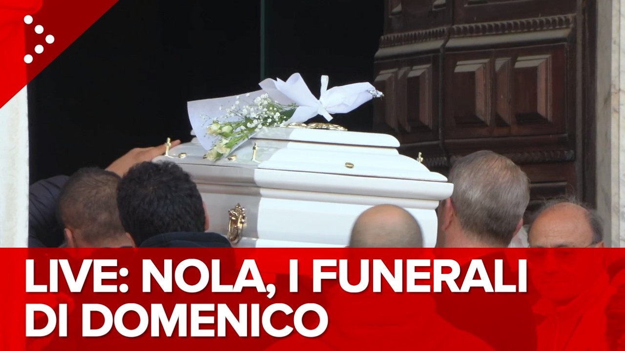LIVE I funerali di Domenico Caliendo a Nola: diretta video
