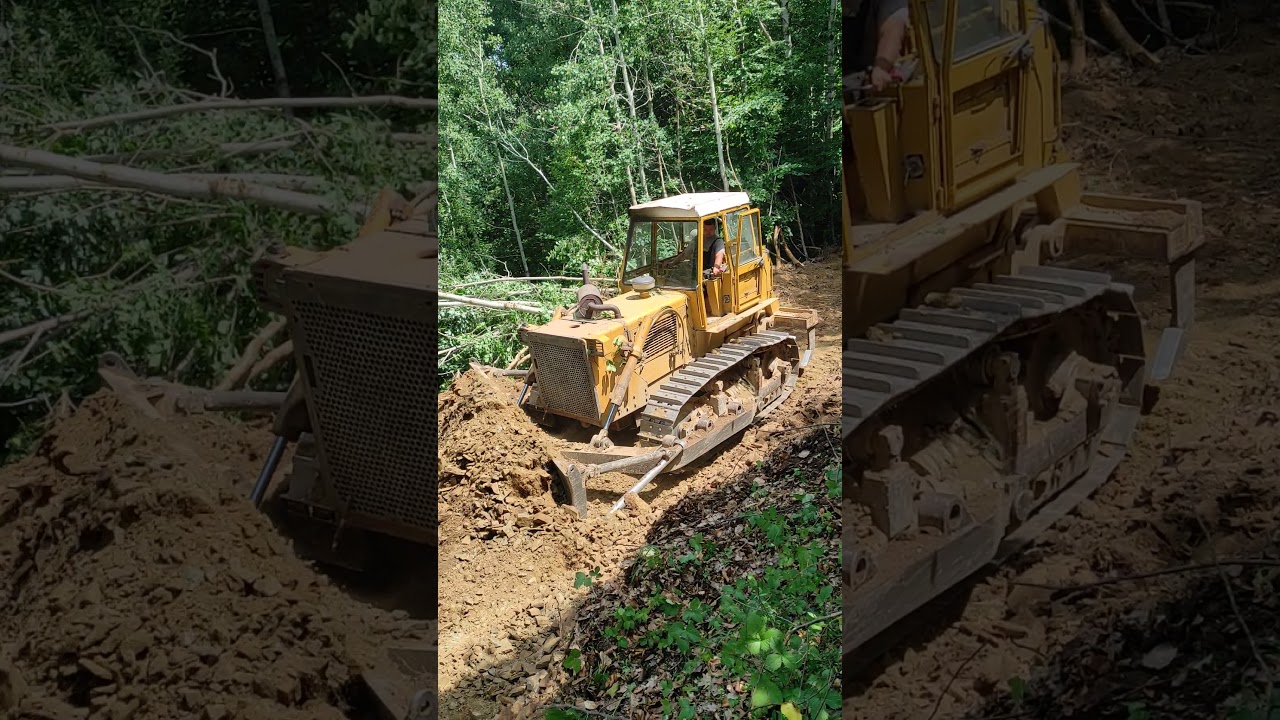 Buldozer tg 140 Probijanje puta u selo Padine
