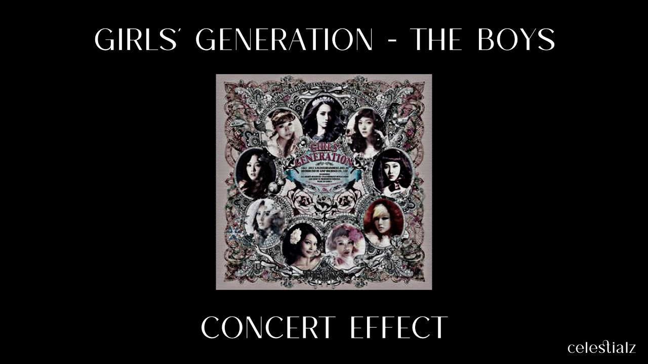 girls’ generation (snsd) - the boys (concert effect w/ fans)