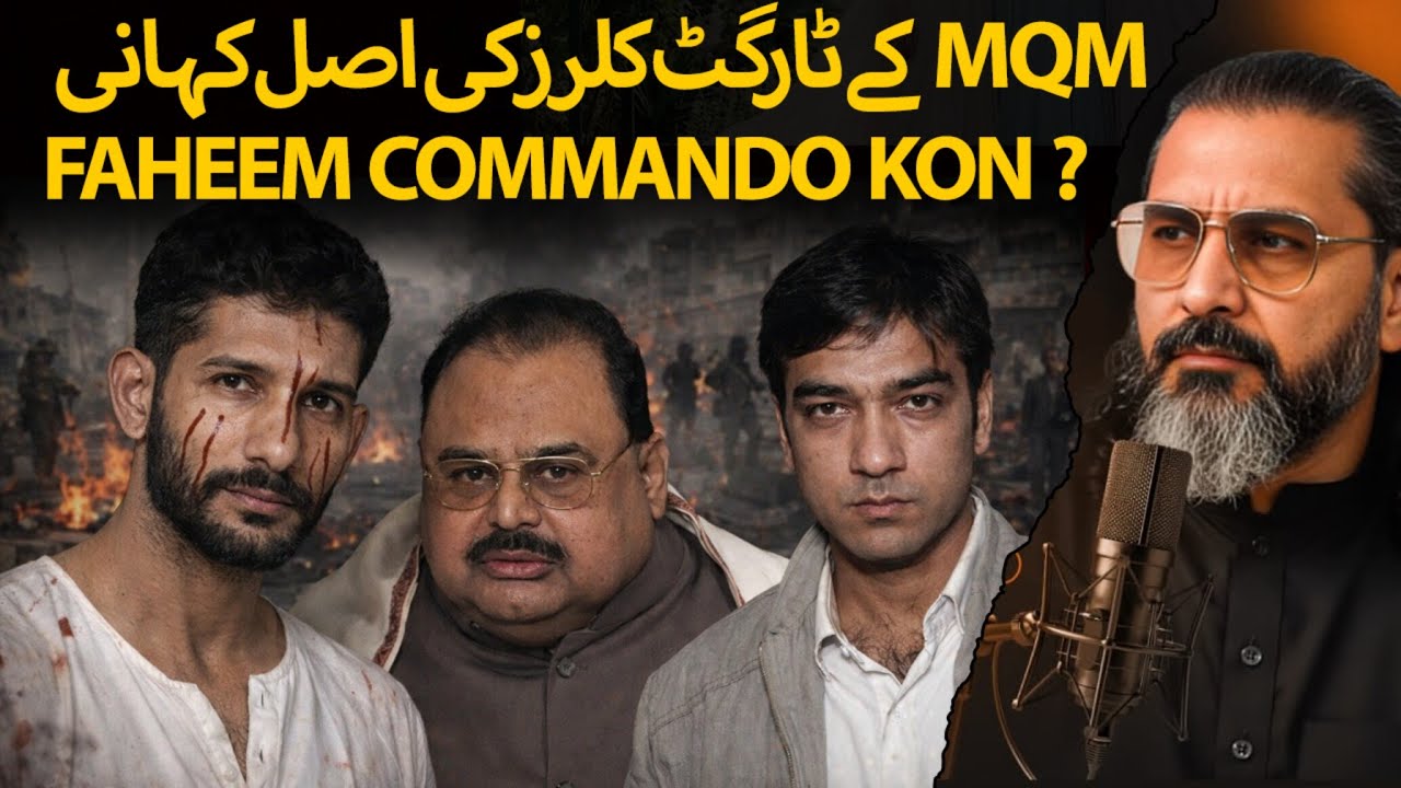 Faheem Commando: MQM Ka Sab Se Khatarnak Target Killer? | Karachi Operation Reality | Kamran Faridi