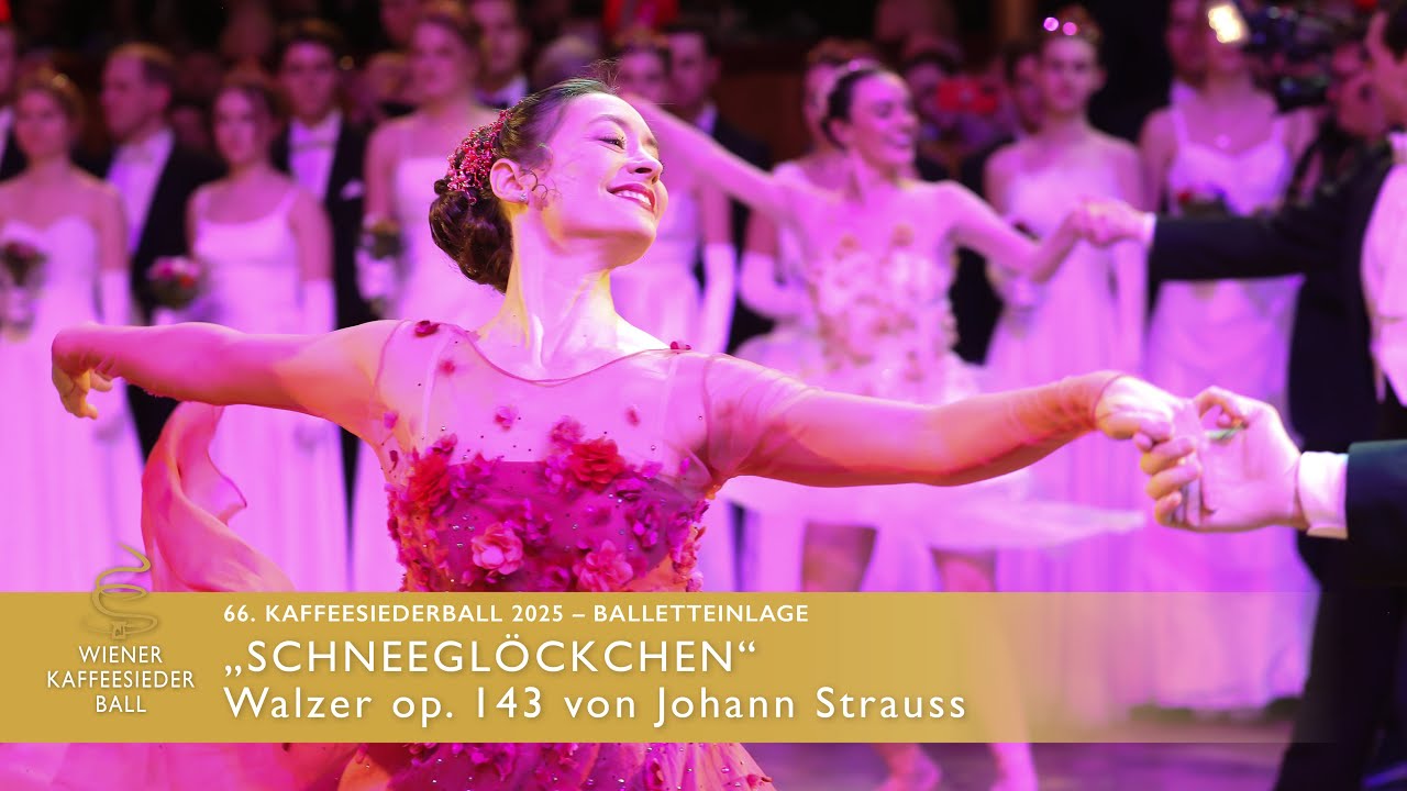 Kaffeesiederball Balletteinlage 2025 - „SCHNEEGLÖCKCHEN“ Walzer, op. 143 von Johann Strauss
