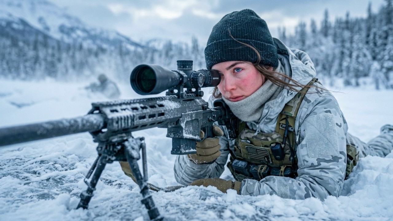 “She’ll Never Make SEAL!” — She’s The Only Lone Sniper Who Survived That Frozen Special Ops Mission