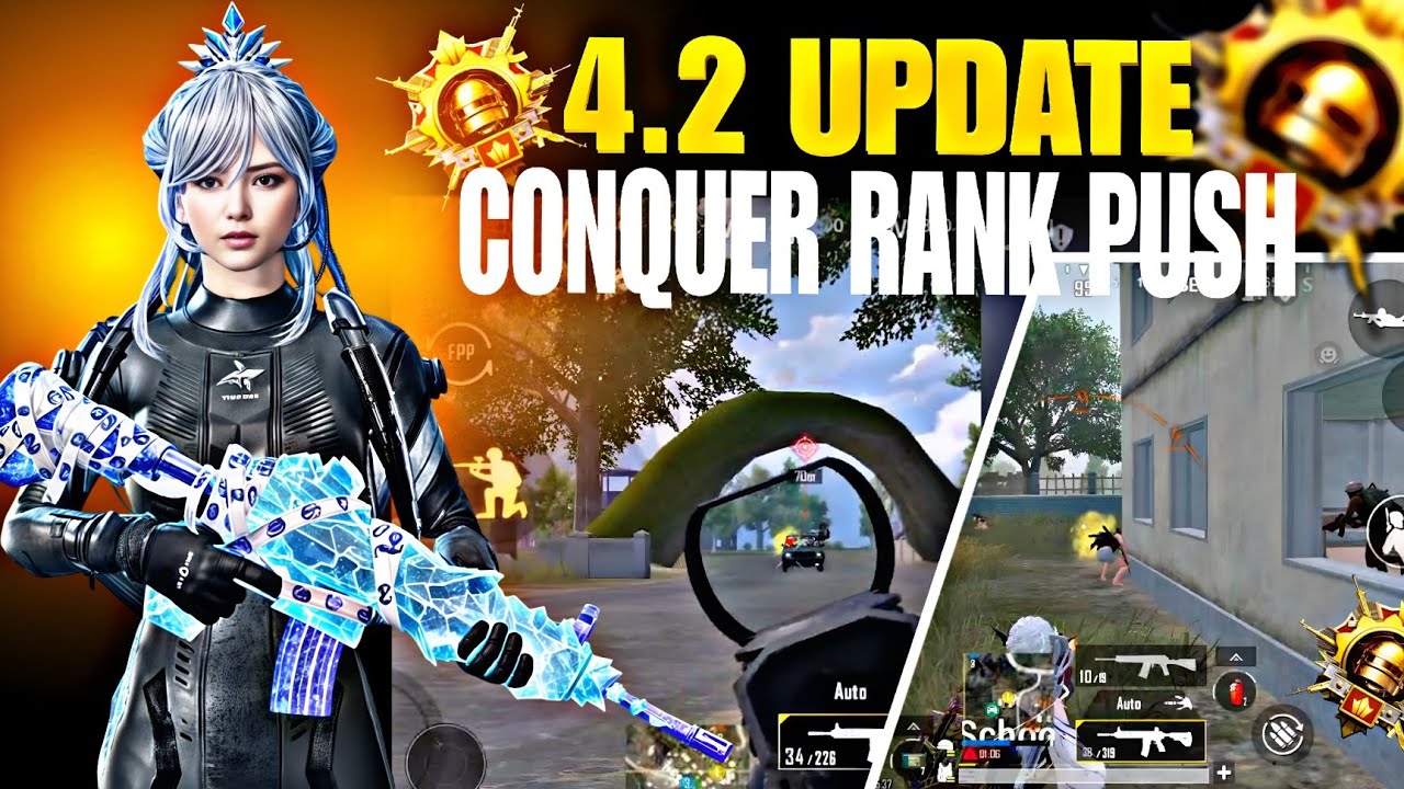 29 Kill 🔥4.2 UPDATE CONQUER RANK PUSH | BGMI FAST CLUTCH