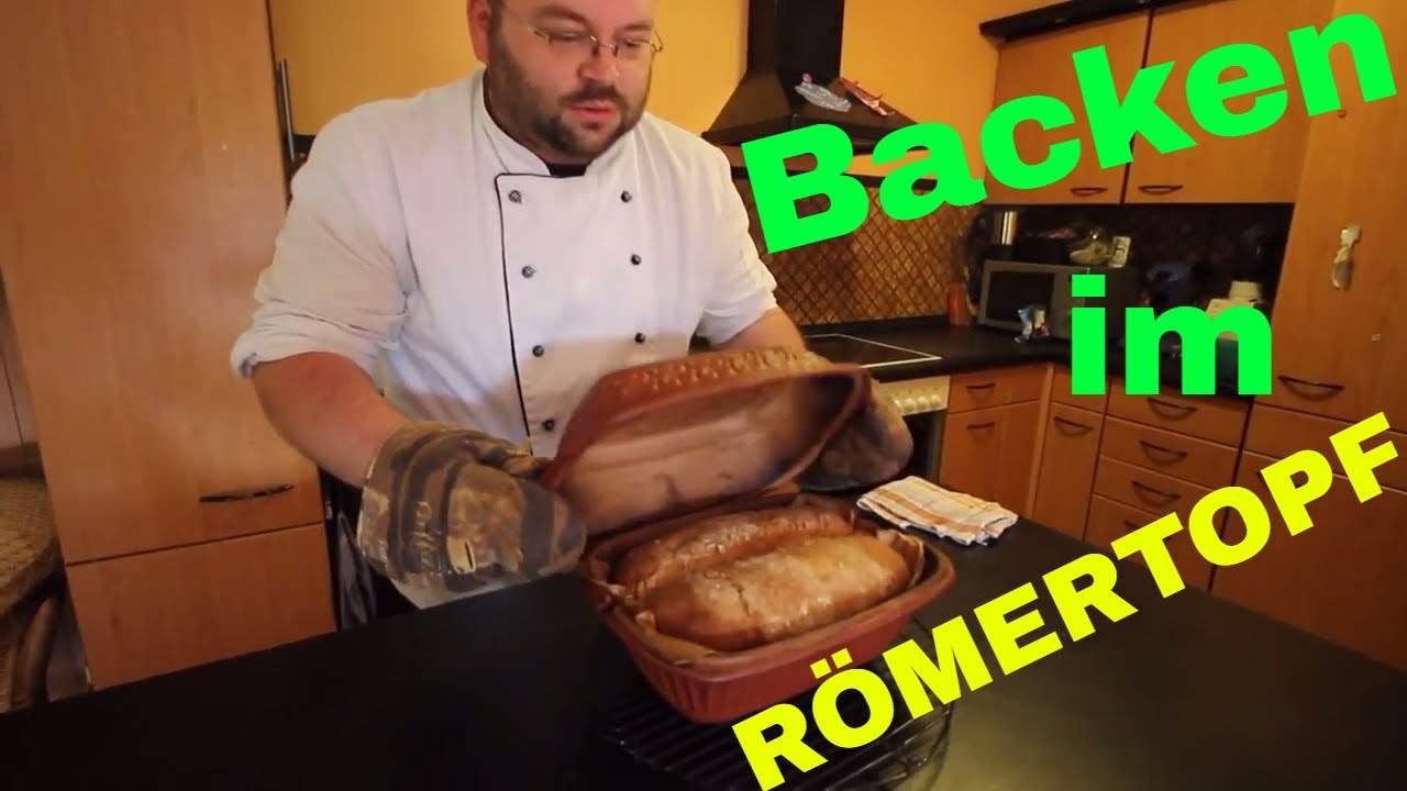 🍞 Brot backen im Römertopf 🍞 (XL Version)