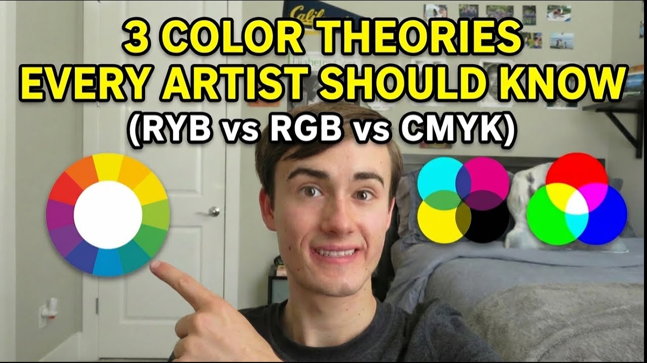 3 Color Theories Every Artist Should Know (RYB vs RGB vs CMYK)