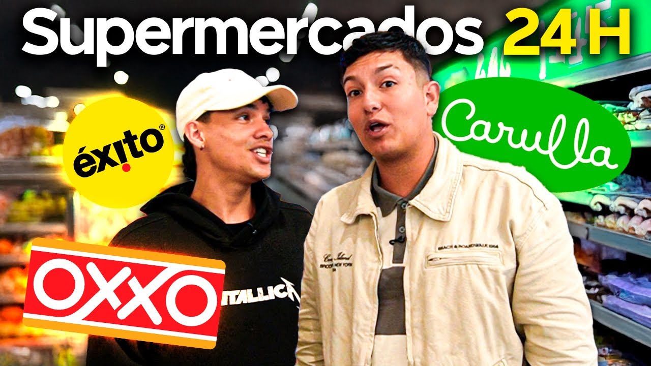 SUPERMERCADOS 24 HORAS en BOGOTÁ | VLOG Nocturno