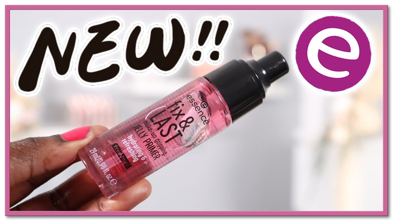 NEW!! ESSENCE FIX & LAST MAKEUP GRIPPING JELLY PRIMER TRY ON // Hit or miss?