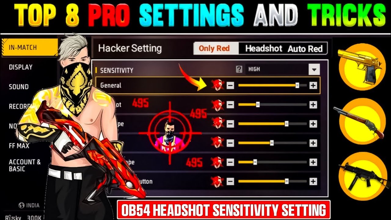 Free Fire Headshot Setting After Ob54 Update 2026⚡Best Sensitivity Settings ⚙️| Sensitivity Setting 