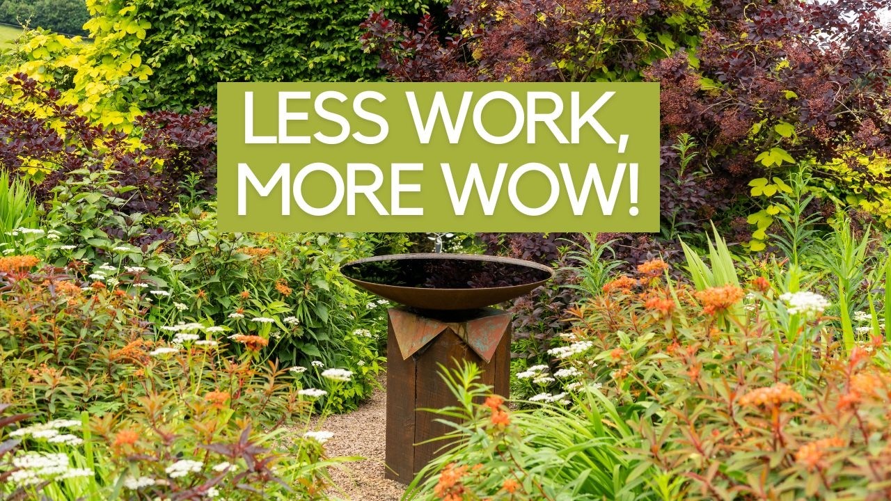 A Beautiful Garden Doesn't Have to Be Hard Work!..Lessons on relaxed gardening from Veddw Garden.