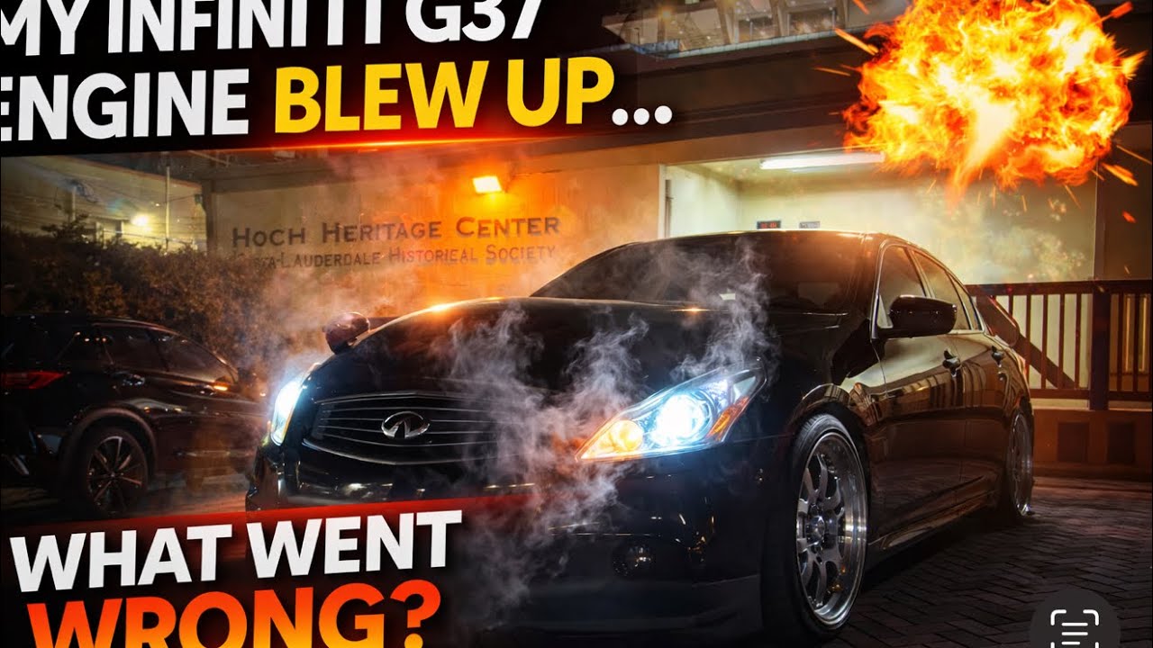 My infiniti G37 Engine Blew Up