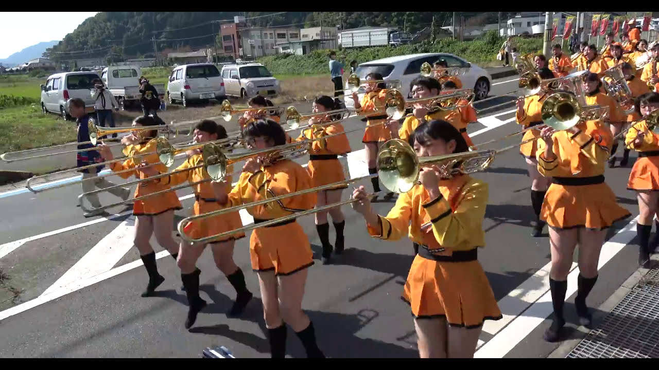 京都橘高校吹奏楽部　第35回大江山酒呑童子祭りマーチングパレード (Full)(4K)Kyoto Tachibana SHS