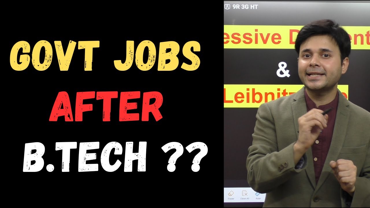 Government Jobs After BTech | GATE, IES, SSC & PSU Career Options