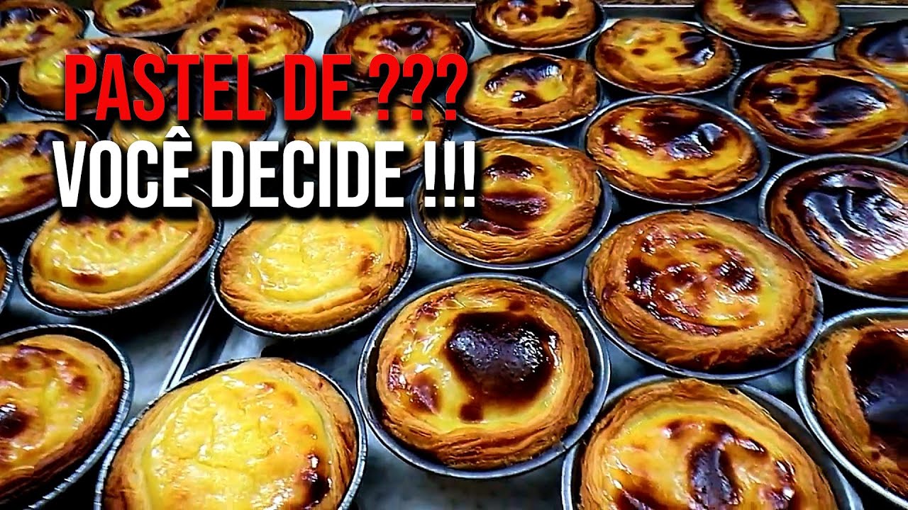 Pastel de belém   Pastel de Nata   Pastel folhado de creme