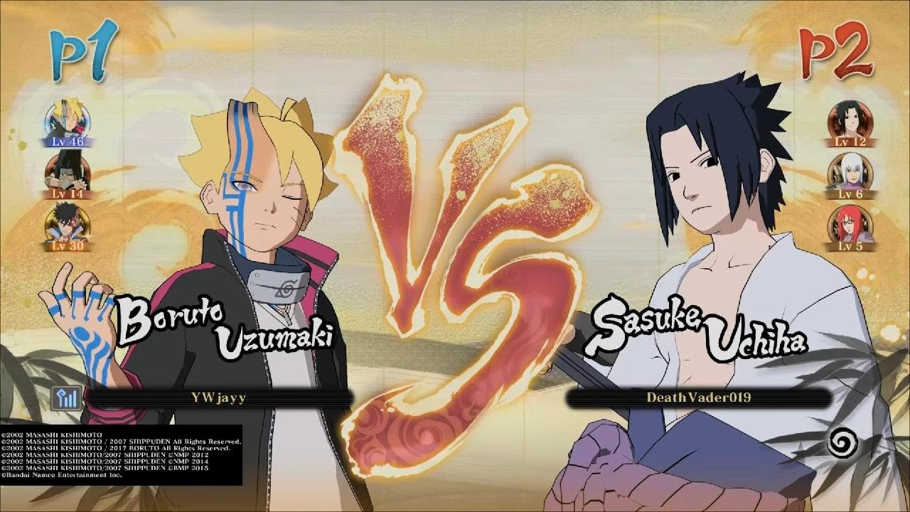Sasuke, Suigetsu, Karin Gameplay, Online Matches, Storm Connections 