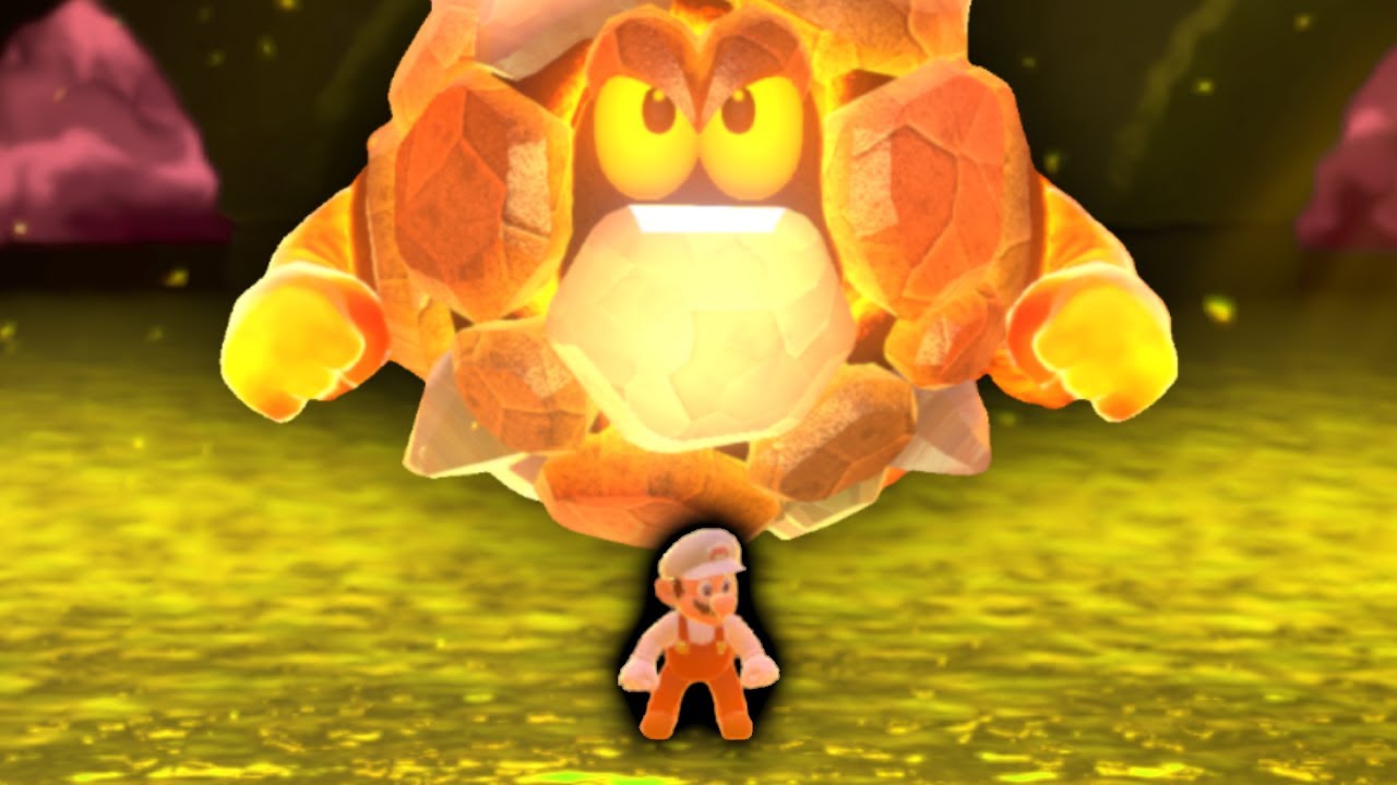 Super Mario 3D World, но по лаве можно ходить...