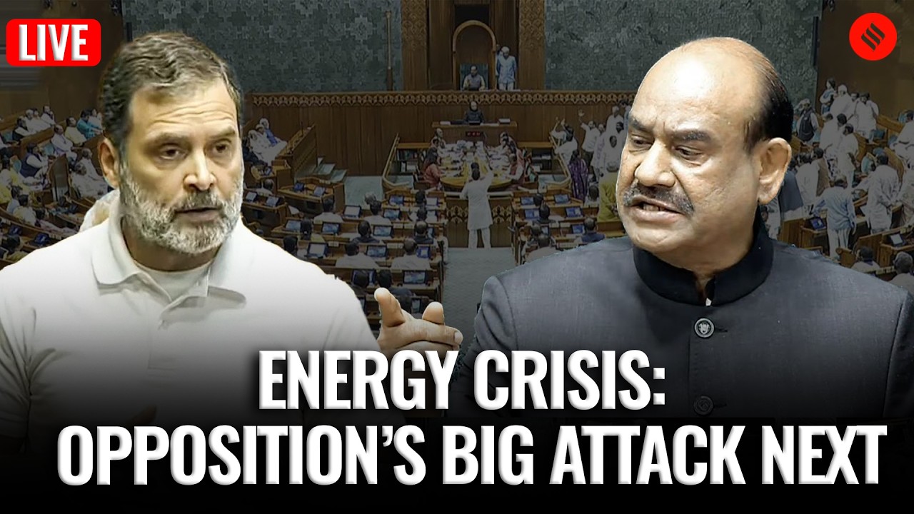 LIVE: After Om Birla Motion Fails, Opposition Turns Heat on Govt Over Energy Crisis | Budget Session
