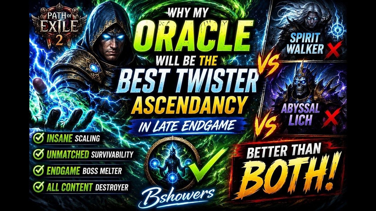 Почему Oracle &mdash; лучший класс восхождения для Twister в POE2 0.5.0 Return of the Ancients