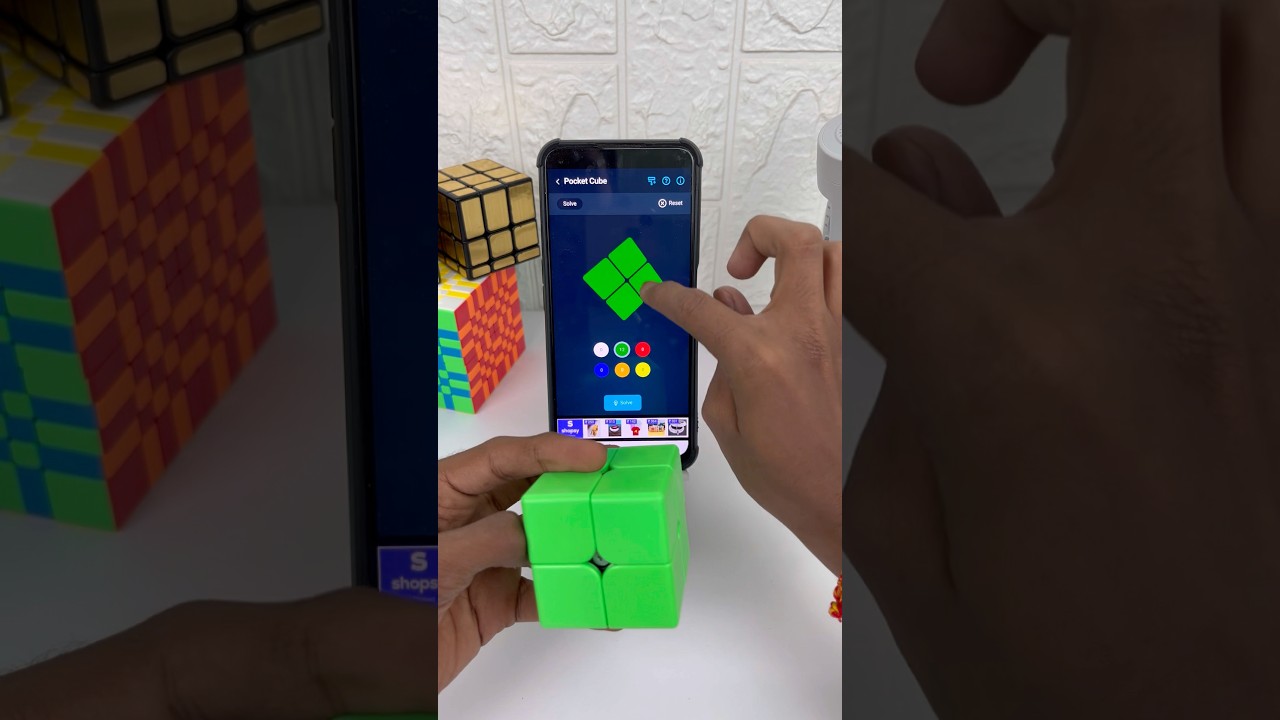 Can AI apk solve 2 by 2 force cube #shorts #viral #trending