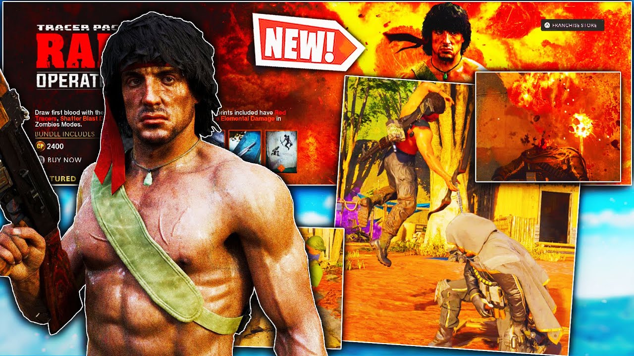 the NEW TRACER PACK RAMBO OPERATOR BUNDLE in COLD WAR & WARZONE! (RAMBO 