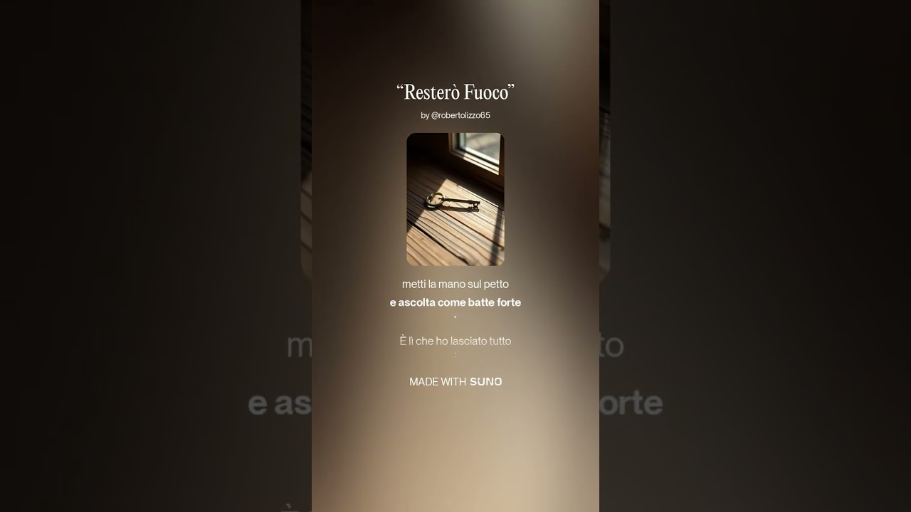 “Resterò Fuoco”