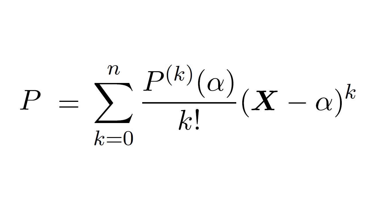 Polynômes 4 - Dérivation et formule de Taylor