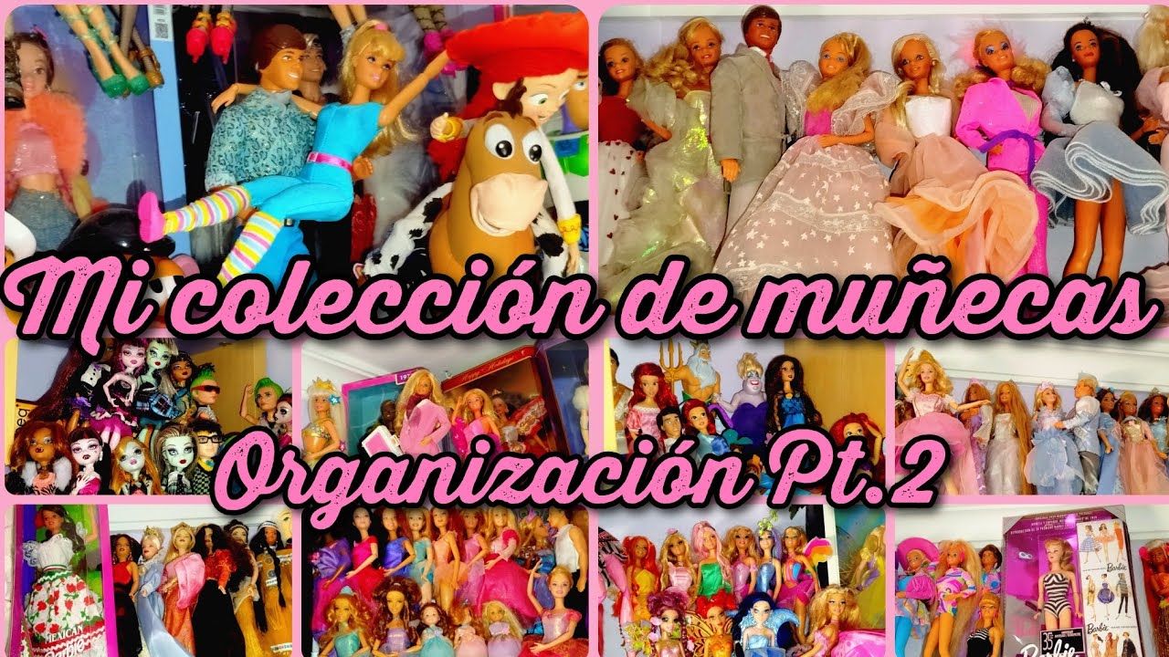 ♥️ Organizamos mi colección de muñecas ♥️ Barbie, Barbie Vintage, Disney, Monster High...