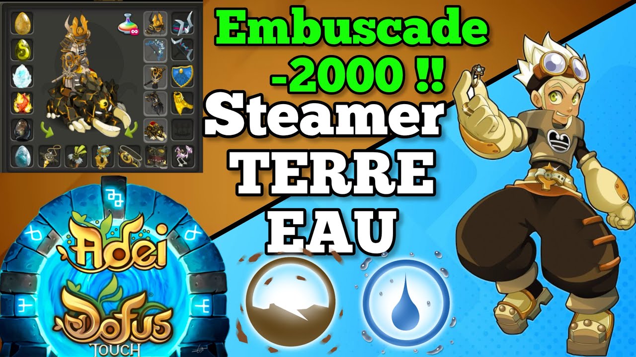 NOUVEAU Stuff STEAMER TERRE EAU CC (DOFUS Touch)