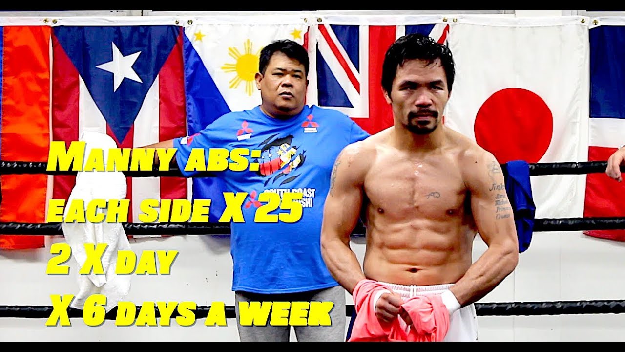 TRY IT YOURSELF! Full MANNY PACQUIAO ab workout