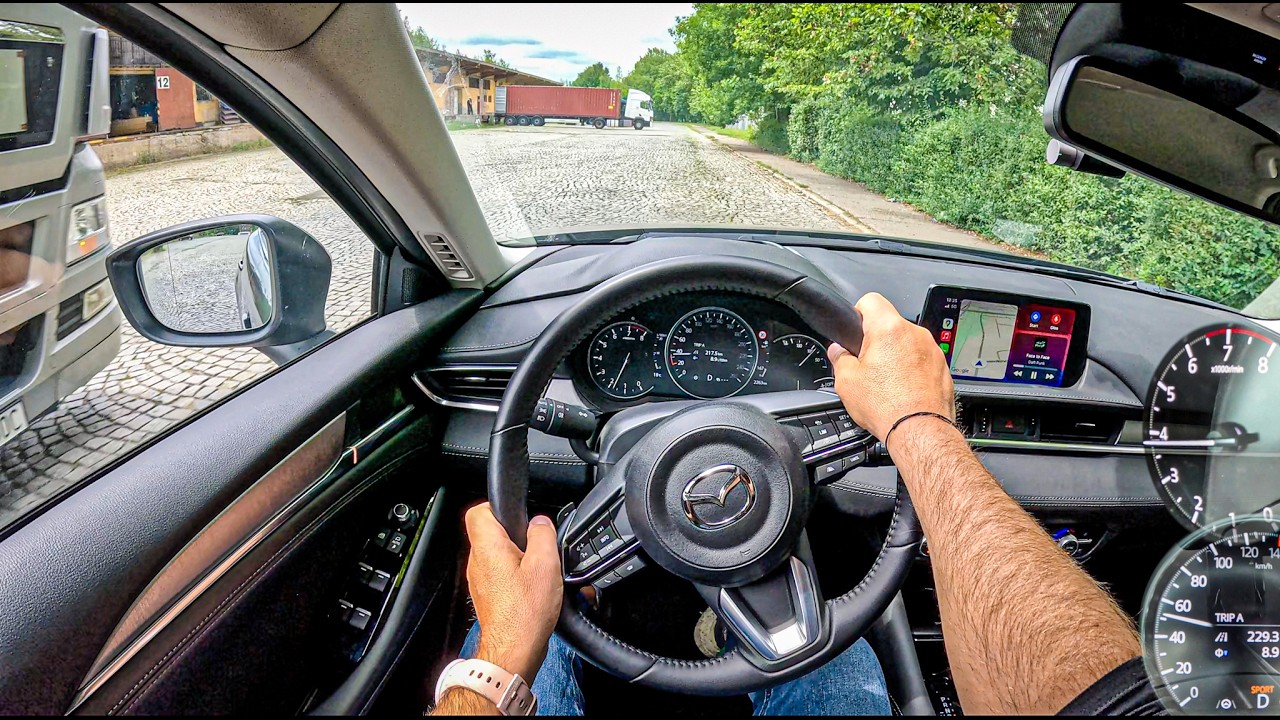 NEW  Mazda 6 2024 [2.0 Skyactiv-G 165hp] |0-100| POV Test Drive #2093 Joe Black